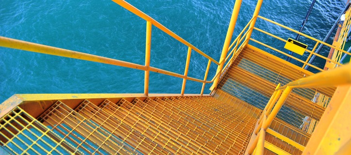 Oil Platform Ladder